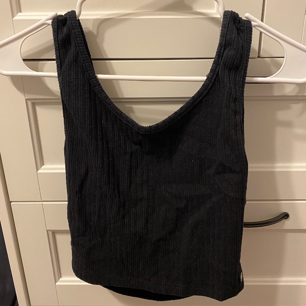 Black tank top
